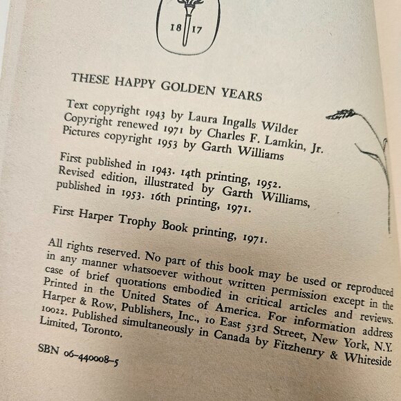 Laura Ingalls wilder little house set of four books in great used shape 1971 - Picture 6 of 6